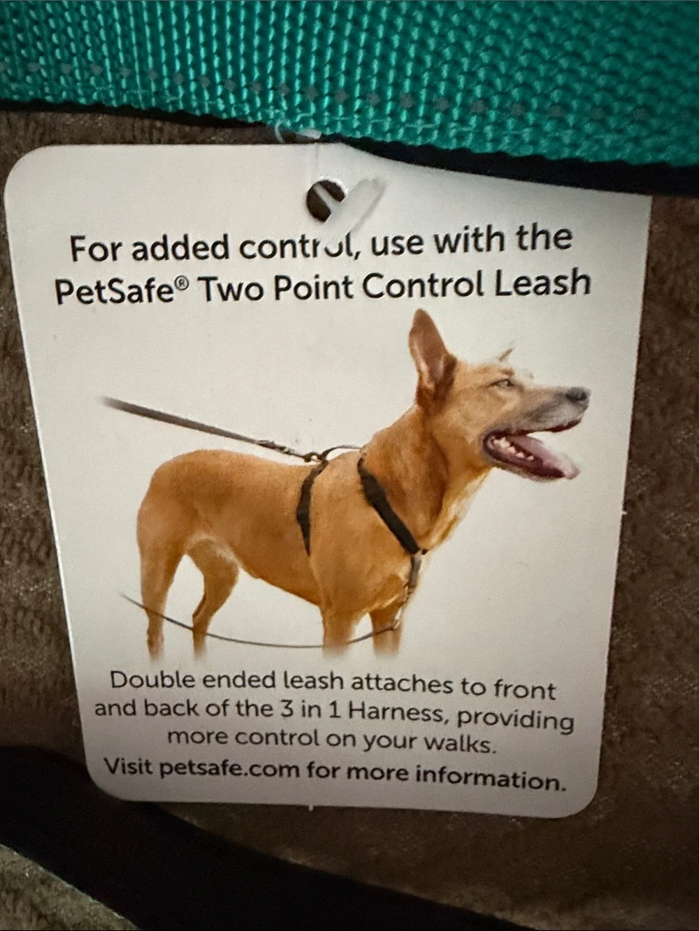 PetSafe Teal 3-in-1 Dog Harness - Medium